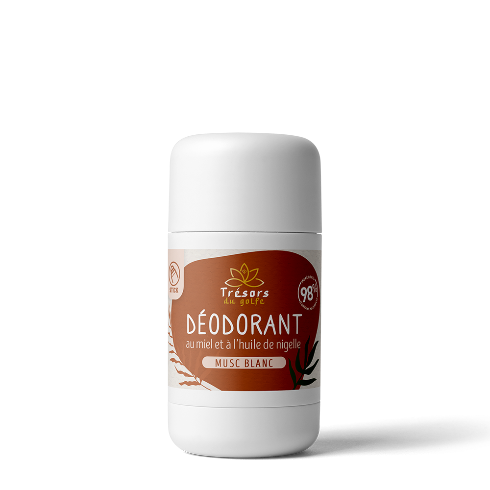 Déodorant en stick miel et nigelle