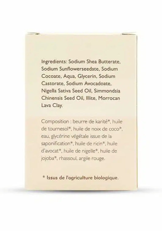 Shampoing solide à l'huile de nigelle