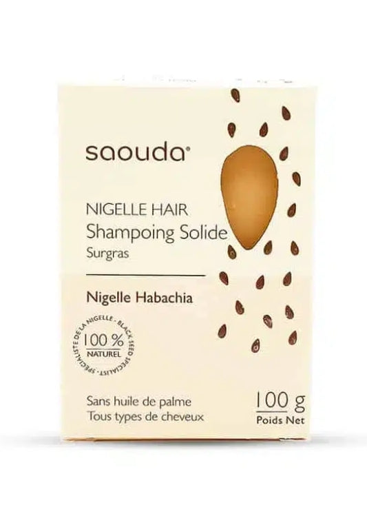 Shampoing solide à la nigelle