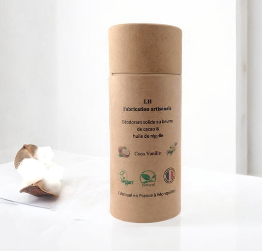 Déodorant naturel Coco Vanille enrichi en huile de nigelle