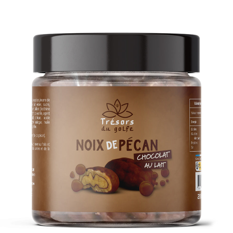 Noix de Pécan de DUBAÏ Enrobées Chocolat au Lait